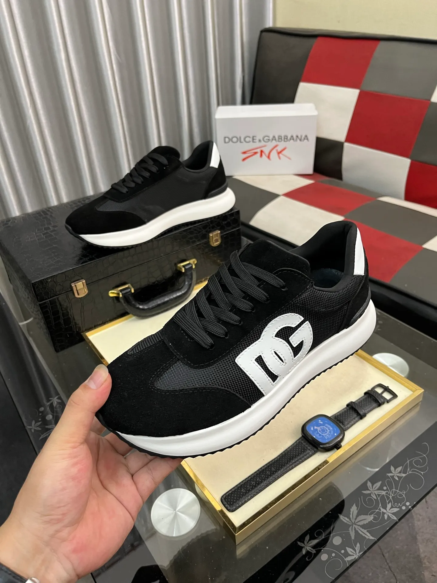 Men's shoes💰480⌚️⌚️【DG】Latest official website high-top casual, men's shoes original quality imported cowhide➕Yangli [Proud] In terms of materials and workmanship, it beats all versions on the market💕Highest quality shipments. Real photos, imported fabrics highlight the unique charm of the brand😘The shoelaces are also original custom-made👻Classic lace-up shoes, very comfortable on the feet, size 35-46